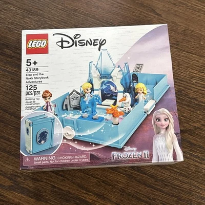LEGO Disney Princesa 43189 Elsa y el Nokk Libro de Cuentos Aventuras NUEVO Caja Como Nueva Foto 1 de 4