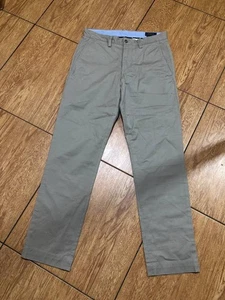 Pantalones Polo Ralph Lauren 28X30 Elastizados Calce Recto Pantalones Chino Pony Beige Años 90 - Imagen 1 de 21