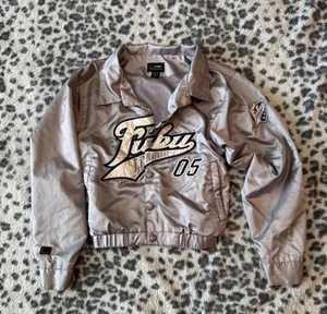 FUBU Youth Size Medium Bomber Varsity Jacket 90s Vintage - Picture 1 of 6