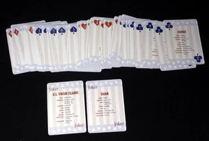 Tarjetas de juego de datos divertidos con bandera estadounidense de Estados Unidos - Imagen 1 de 2