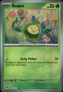 Budew (Poke Ball Pattern) Holo Common SV: Prismatic Evolutions 004/131 NM - Picture 1 of 2