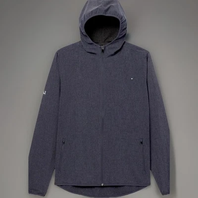 Chaqueta de Entrenador Vuori Para Hombres Aire Libre con Cremallera Completa Gris Lino Luz de Luna Mediana Foto 1 de 3