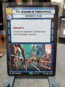 SWU Twilight Of The Republic - The Invasion of Christophsis - Legendary NM+ - Picture 1 of 1