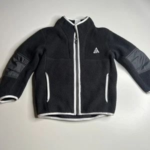 Nike ACG Therma-Fit Fleecejacke schwarz weiß Besatz Compass Zip Kinder S - Bild 1 von 11