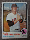 1973 Topps Carl Yastrzemski Baseball Card #245 Boston Red Sox