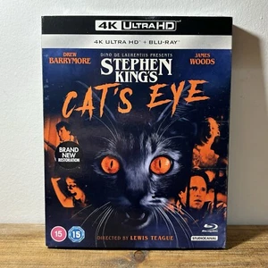 CAT’S EYE - 4K UHD Blu-Ray w/ Slipcover 1985 New & Sealed STEPHEN KING - Picture 1 of 5