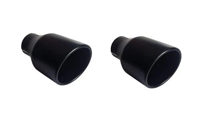 Sorties D'Échappement Embouts Tubes 100Mm Pour Audi A5 Sportback Noir - Photo 1/4