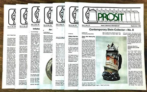 Prosit Stein Collectors International magazine, 7 Issues, 1997-1998, illustrated - Picture 1 of 8