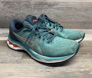 Asics Womens Gel Kayano 27 1012A649 Blue Running Shoes Sneakers Size 8.5 - Picture 1 of 8