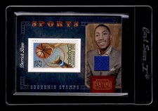 2010 Panini Century Sports Stamp Materials 3B Derrick Rose 29c /250 - EXACT SCAN