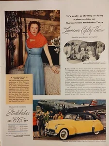 1941 vintage Studebaker print ad. Featuring Lawrence Copley Thaw. - Picture 1 of 1