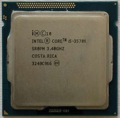 Intel Core i5-3570K CPU Quad Core 3.4GHz 4-Thread 6M SR0PM LGA 1155 Processor - Image 1 of 2
