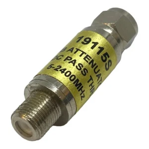 Labgear 3dB Inline Satellite TV Attenuator Signal Reducer F-Plug Male to Female - Picture 1 of 3