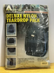 NEU Vintage grün American Camper Deluxe Tropfen Rucksack Wandern wasserabweisend - Bild 1 von 8