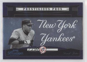 2005 Playoff Prestige Prestigious Pros Purple /200 Derek Jeter #PP-2 HOF