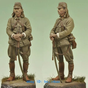 1/18 Scale 90mm Unpainted Model Kits Japan Soldier Resin Figure Statue Military - Picture 1 of 3