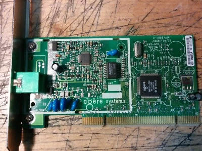 Agere Systems KB5817 D-1156#/A1A Desktop Internal PCI Fax/Modem Card! - Image 1 of 4