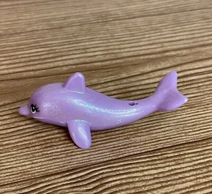 Polly Pocket 2008 Shimmer and Splash Adventure Replacement Dolphin Purple - Picture 1 of 8