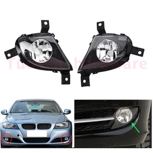 Clear For BMW 3 Series 2009-2011 Sedan/Wagon (E90/E91) Fog Lights Driving Lamps - Picture 1 of 9