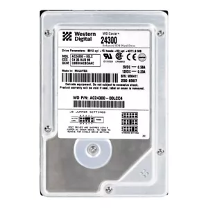 Hard Drive WD Caviar 24300 AC24300-00LC 4.3GB 5400RPM ATA IDE 512KB 3.5'' Inch - Picture 1 of 3