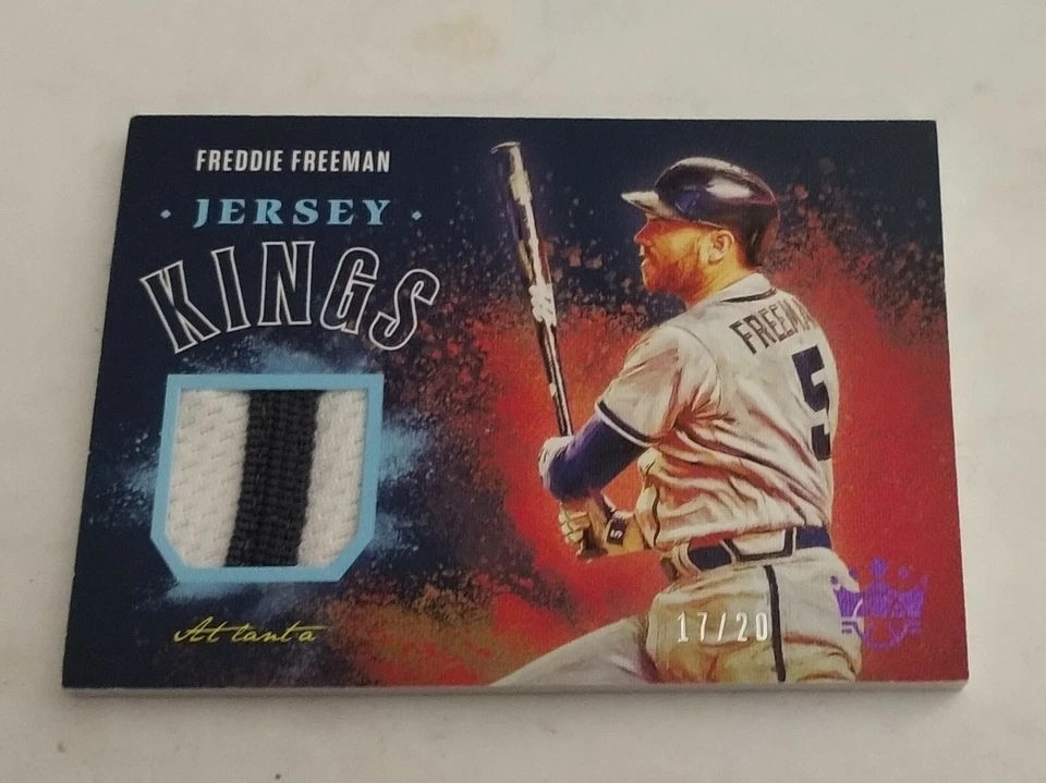 2020 FREDDIE FREEMAN Diamond Kings JERSEY KINGS PATCH Holo Purple 11/20 DODGERS - Image 1 of 1