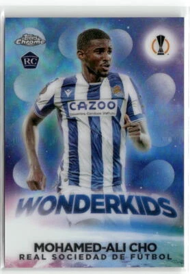 2022-23 Topps Chrome UEFA Club Competitions #W-11 Mohamed-Ali Cho Wonderkids - Image 1 of 2