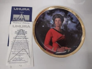 Placa Uhura 25 aniversario de la colección Hamilton Star Trek - Imagen 1 de 2