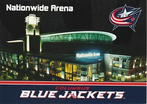 Seltene, vom Team ausgestellte NHL Columbus Blue Jackets landesweite Arena 5 x 7 Postkarte - Bild 1 von 2