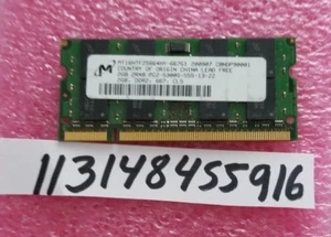 2GB DDR2 SODIMM PC5300 PC2 5300 667 MHz 200PIN NON-ECC DUAL RANK 2RX8 128X8 - Picture 1 of 1