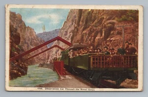 Cartolina Osservazione Auto Gola Reale Colorado - Foto 1 di 2