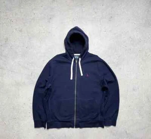 Polo Ralph Lauren Zip Hoodie Hype Old Money Y2K Vintage - Picture 1 of 9