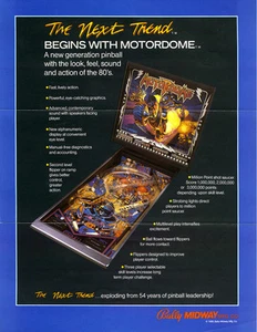 Pinball ROM CPU SET (2 chips) Bally Motordome - Picture 1 of 1