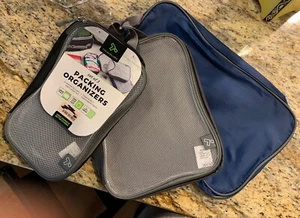 NWT Travelon Set Of 3 Packing Organizers Mesh Nylon Carry Straps Zippered - Picture 1 of 5