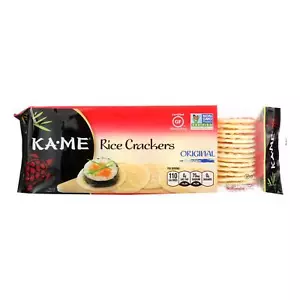 Ka'Me Rice Crackers - Original - Case of 12 - 3.5 oz. - Picture 1 of 2