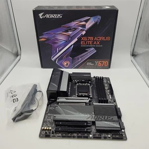 GIGABYTE X670 AORUS Elite AX (AM5/ ATX/DDR5/ Quad M.2/Gaming Motherboard) - Picture 1 of 7