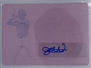 2021 LEAF METAL PERFECT GAME ALL AMERICAN MAGENTA PLATE 1/1 GAVIN TURLEY