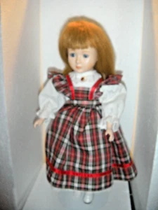 Vintage MANN Hand made Porcelain 14 1/2" Doll - Picture 1 of 12