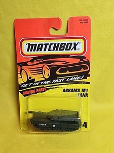 Matchbox 1994 Fast Lane #54 Abrams M1 tanque verde🔥 - Imagen 1 de 8