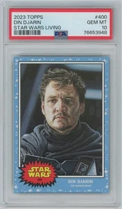 DIN DJARIN (PSA 10) 2023 Topps Star Wars Living Card #400 -948 - Picture 1 of 2