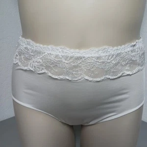 Prima Donna Delight Panty Brief 2XL White Floral Lace Sexy Luxury Comfort - Picture 1 of 8