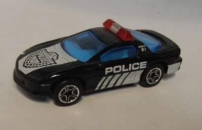 Matchbox Camaro Police Pursuit Black and White Loose - Image 1 of 3