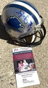 PAT SWILLING Lions SIGNED Mini Helmet JSA COA DETROIT - Picture 1 of 3