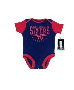 NBA Philadelphia Sixers 79 Basketball Baby Bodysuit One Piece Size 6/9 Months - Picture 1 of 3