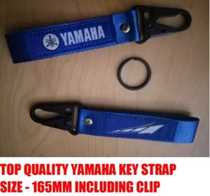 TOP QUALITY YAMAHA KEY STRAP LANYARD CHAIN RING R1 R6 YZF FJR XVS V-STAR SR TTR - Bild 1 von 2