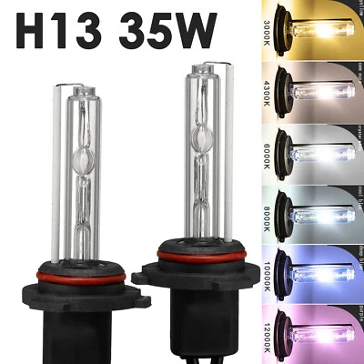 A1 2x XENON H13 9008 HID Bulbs AC 35W Super Bright Headlight Replacement 3K-12K - Image 1 of 4
