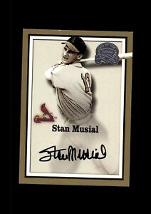 2000 Fleer Greats Of The Game Stan Musial St. Louis Cardinals HOF AUTO 