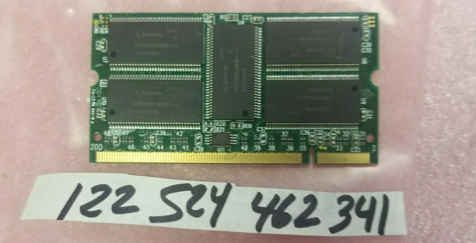 256MB 1RX8 DDR DDR1 PC2100 DDR1 266 CL2.5 200PIN ECC REGISTER SINGLE RANK 32X8  - Image 1 of 1