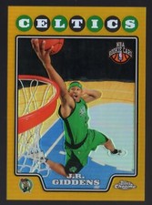 (2) 2008-09 J.R.Giddens Rookies-Topps Chrome Gold Refractor/50 & Bowman Gold/50 