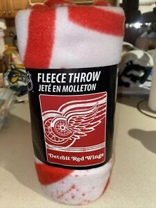 Detroit Red Wings NHL Northwest Logo Fleece Throw Blanket Steve Yzerman 50x60