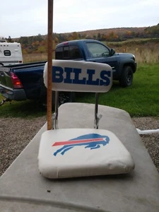 VTG NFL Buffalo BILLS stadium FOLDING Bleacher seat Chair FOOTBALL advertising - Picture 1 of 10